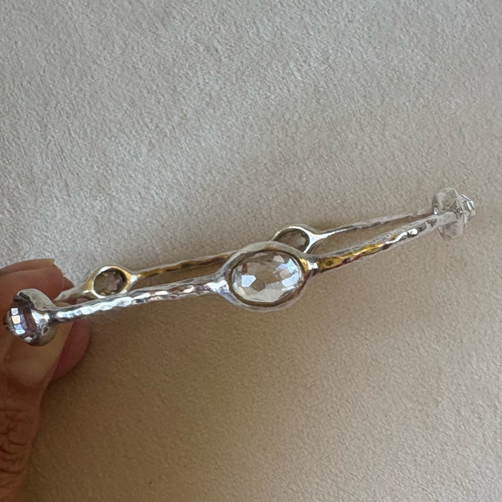 Ippolita Rock Candy  5 stone and silver bangle